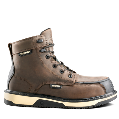 Botte de travail imperméable Terra Ironstone de 6 po pour hommes avec embout en composite