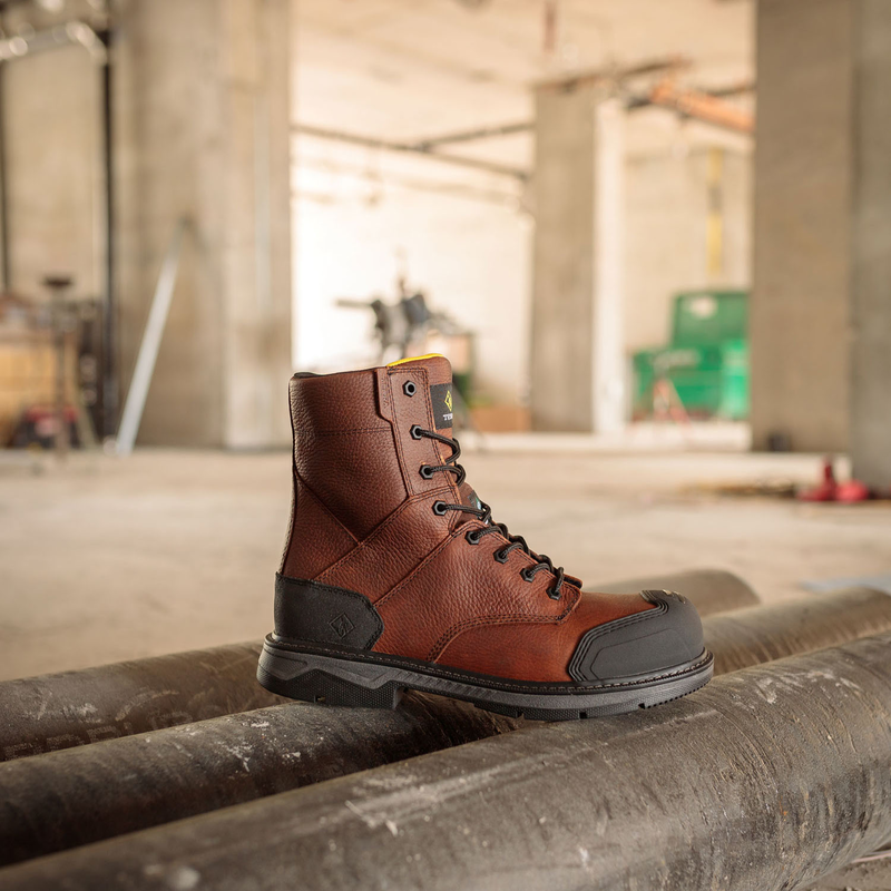 Men's Terra Patton 8" Aluminum Toe Safety Work Boot image number 10