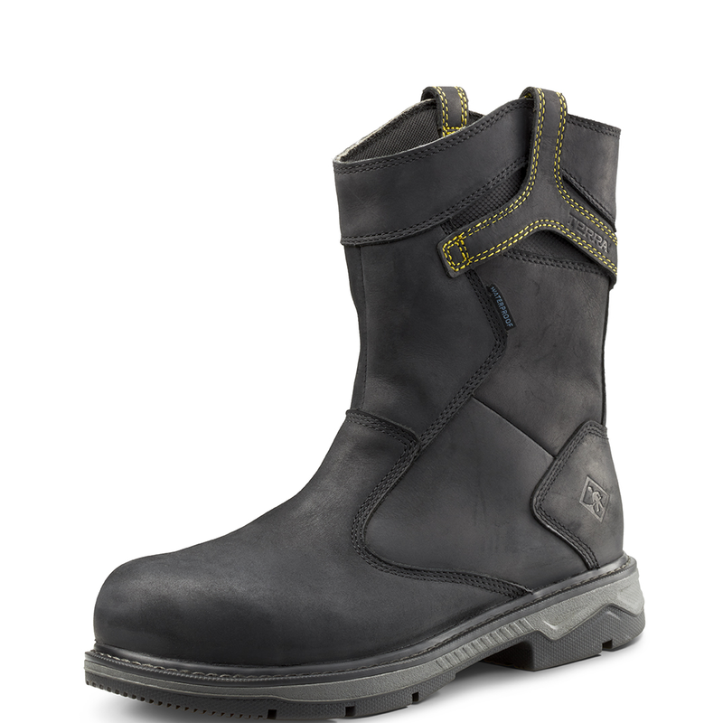 Botte de travail à enfiler imperméable Terra Patton Wellington pour hommes avec embout en aluminum image number 8