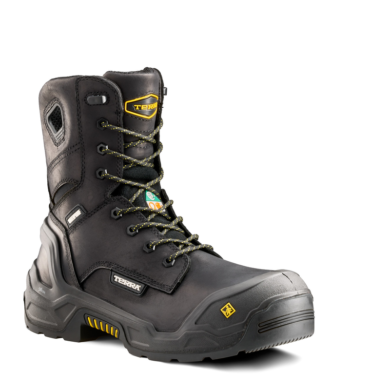 Men's Terra Exile 25 8" Waterproof Composite Toe Safety Work Boot image number 7