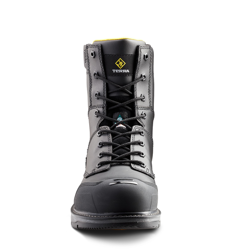 Men's Terra Patton 8" Aluminum Toe Safety Work Boot image number 3