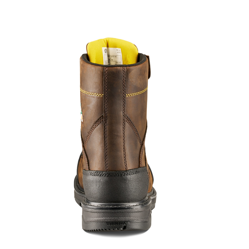 Men's Terra Patton 8" Aluminum Toe Safety Work Boot with External Met Guard image number 2