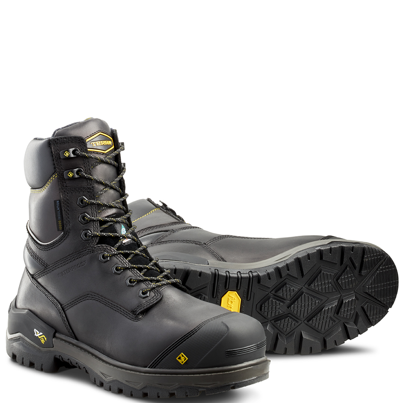 Men's Terra Gantry LXI 8" Waterproof Nano Composite Toe Safety Work Boot image number 1