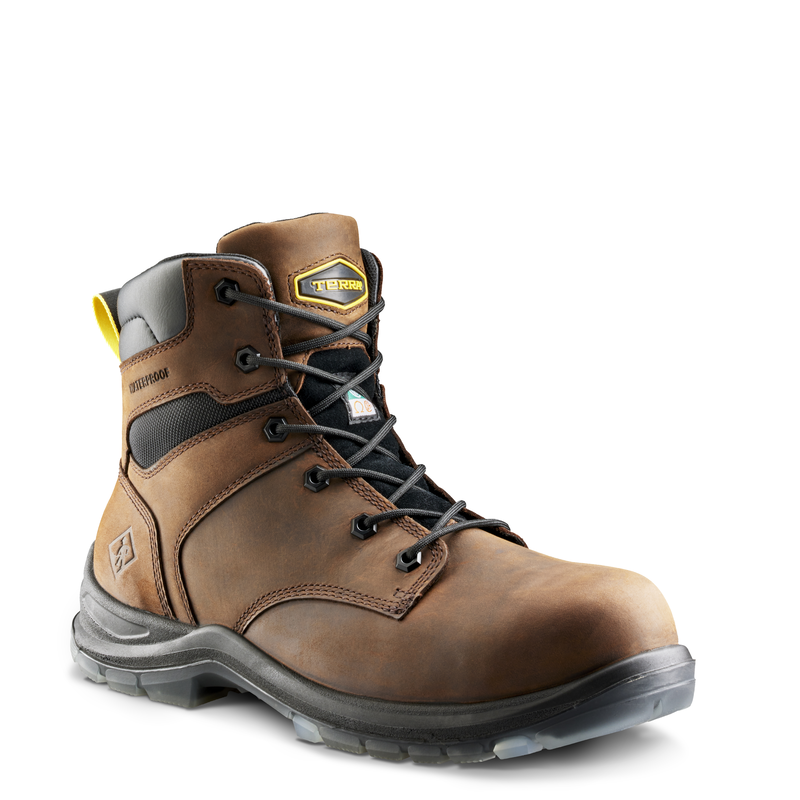 Men's Terra Byrne 6" Waterproof Composite Toe Safety Work Boot image number 7