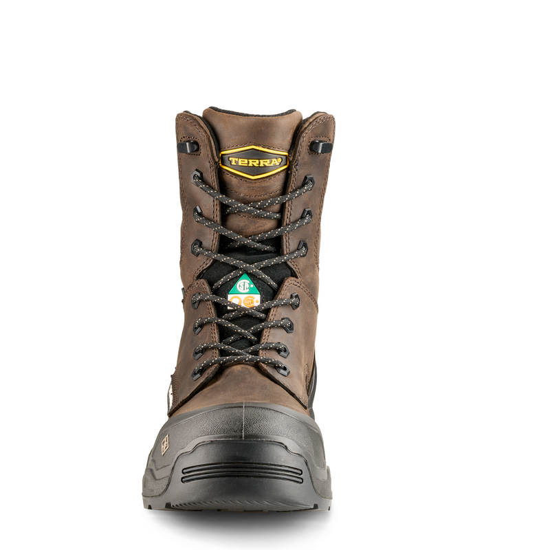 Men's Terra Exile 25 8" Waterproof Composite Toe Safety Work Boot image number 3