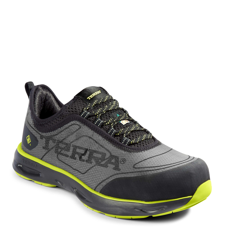 Men s Terra Lites Low Nano Composite Toe Athletic Safety Work Shoe