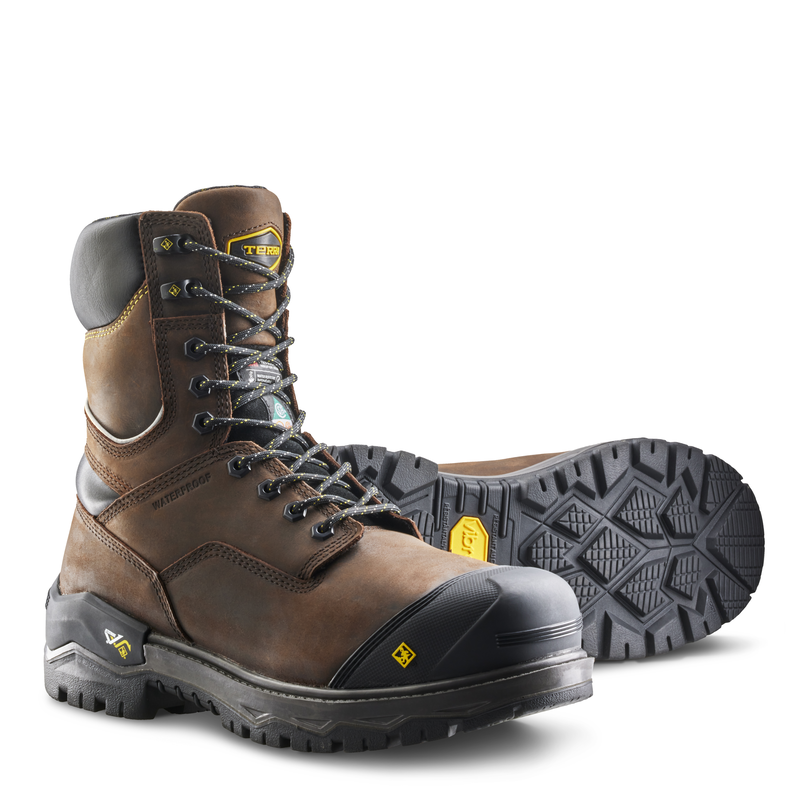 Men's Terra Gantry LXI 400g 8" Waterproof Composite Toe Safety Work Boot image number 1