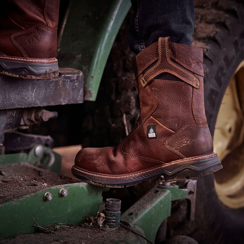 Brown wellington boots discount