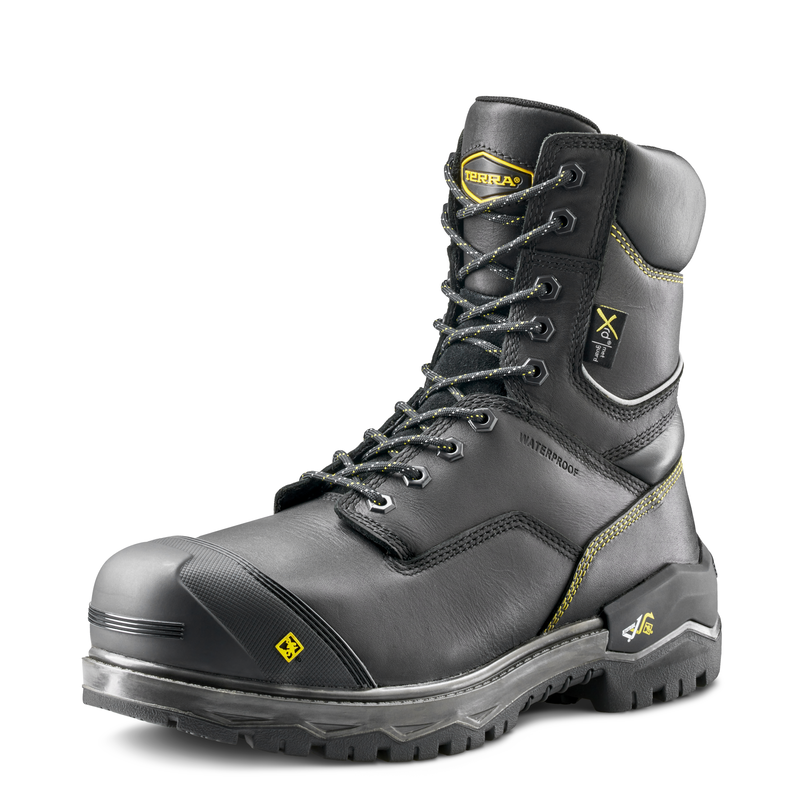 Men's Terra Gantry 8" Waterproof Composite Toe Safety Work Boot with Internal Met Guard image number 8