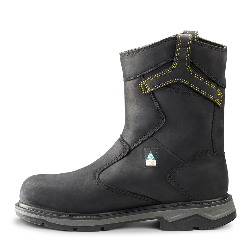 Botte de travail à enfiler imperméable Terra Patton Wellington pour hommes avec embout en aluminum image number 6