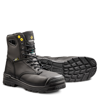 Botte de travail Terra Paladin de 8 po pour hommes avec embout en composite et protecteur métatarsien interne