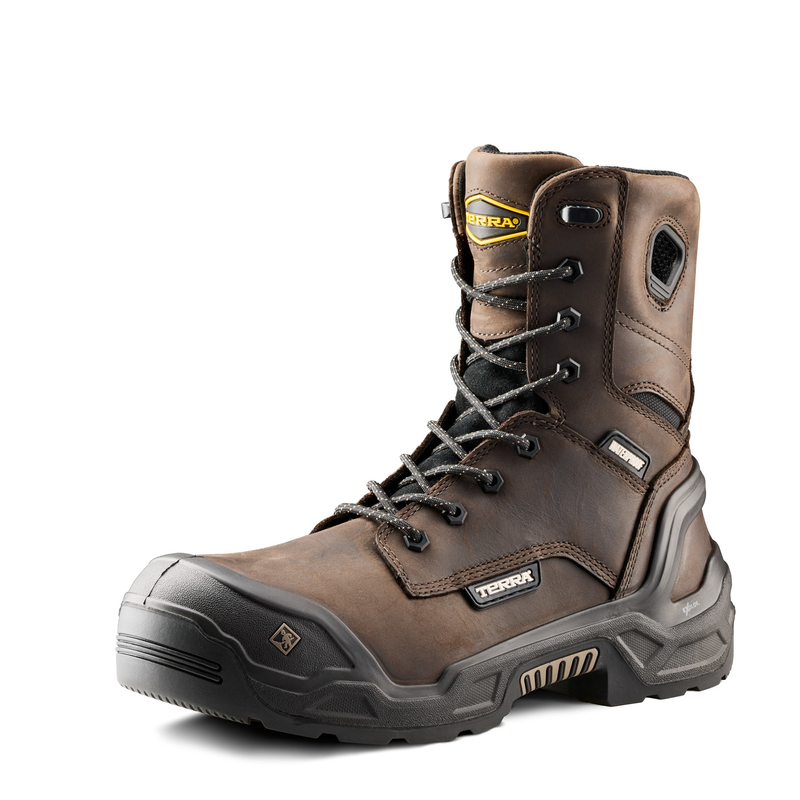 Men's Terra Exile 25 8" Waterproof Composite Toe Safety Work Boot image number 8