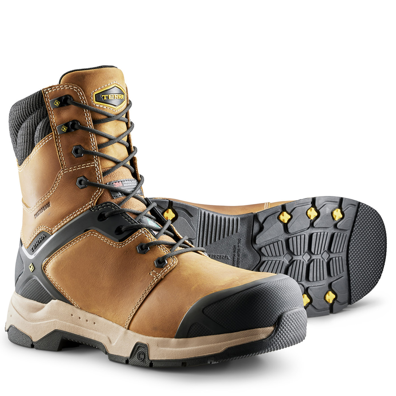 Men's 1 clearance inch work boots