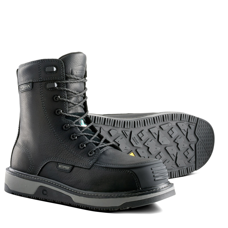 Botte de travail imperméable Terra Ironstone de 8 po pour hommes avec embout en composite image number 1