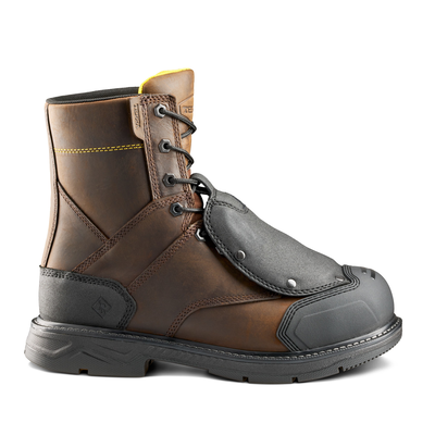 Men's Terra Patton 8" Aluminum Toe Safety Work Boot with External Met Guard