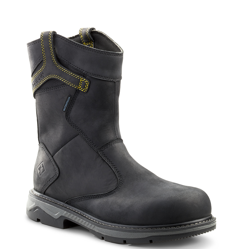 Botte de travail à enfiler imperméable Terra Patton Wellington pour hommes avec embout en aluminum image number 7