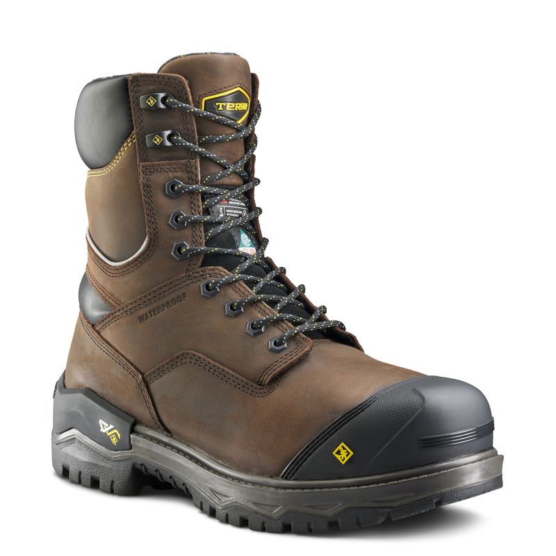 Men's Terra Gantry LXI 400g 8" Waterproof Composite Toe Safety Work Boot image number 7