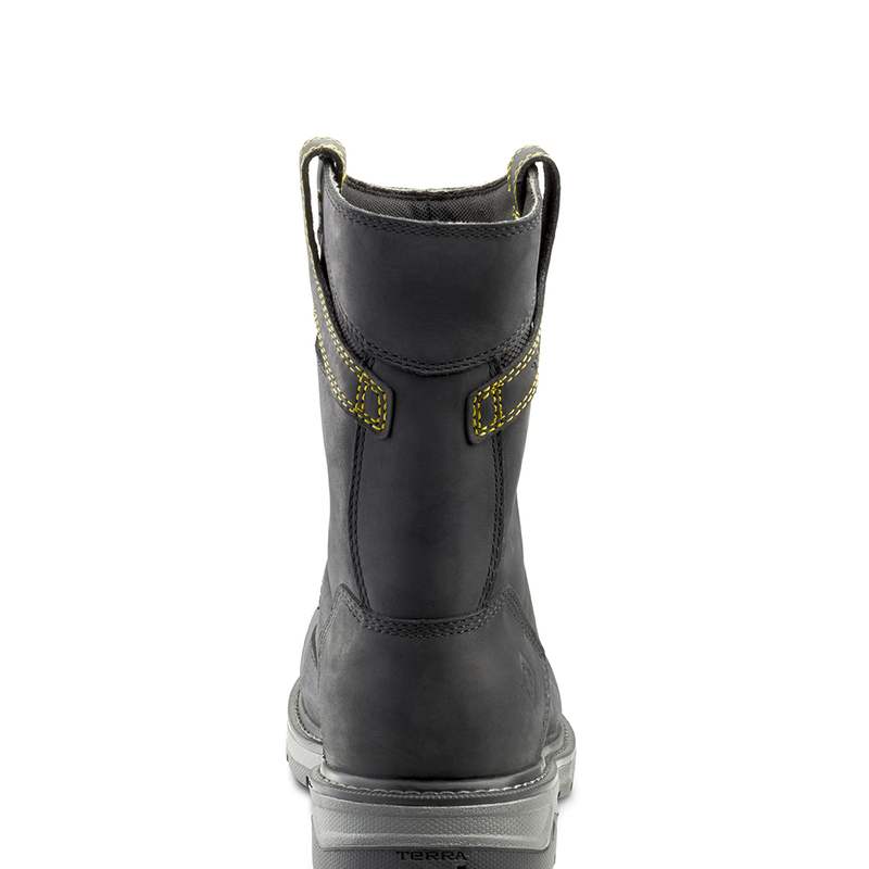 Botte de travail à enfiler imperméable Terra Patton Wellington pour hommes avec embout en aluminum image number 2