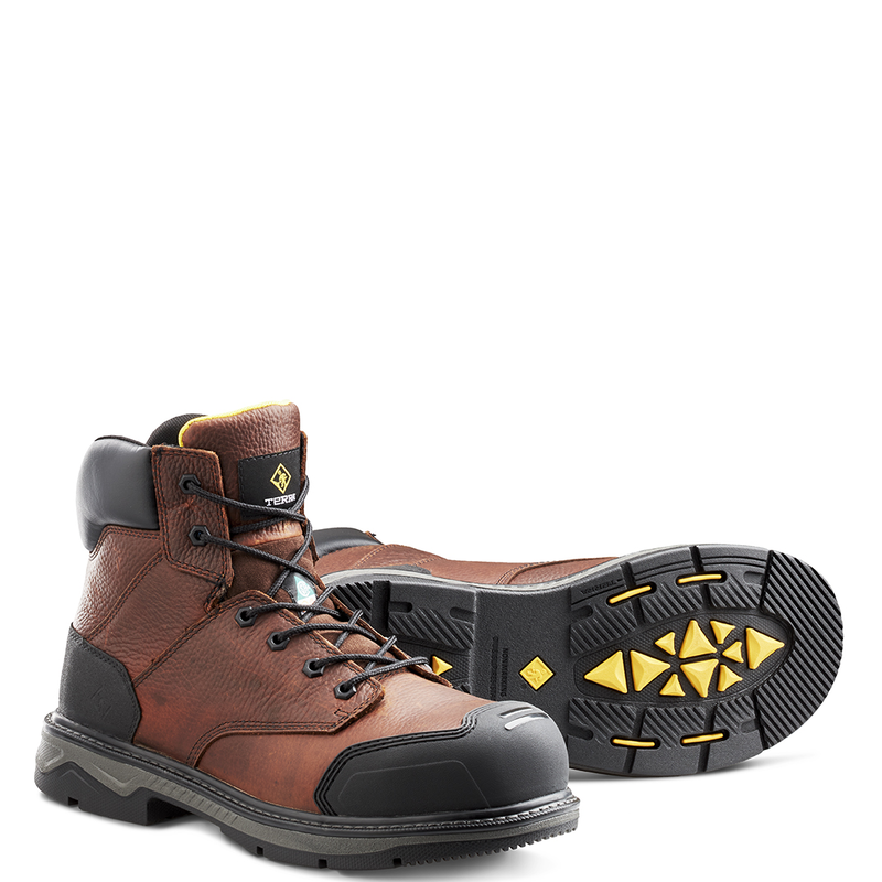 Men s Terra Patton 6 Aluminum Toe Safety Work Boot